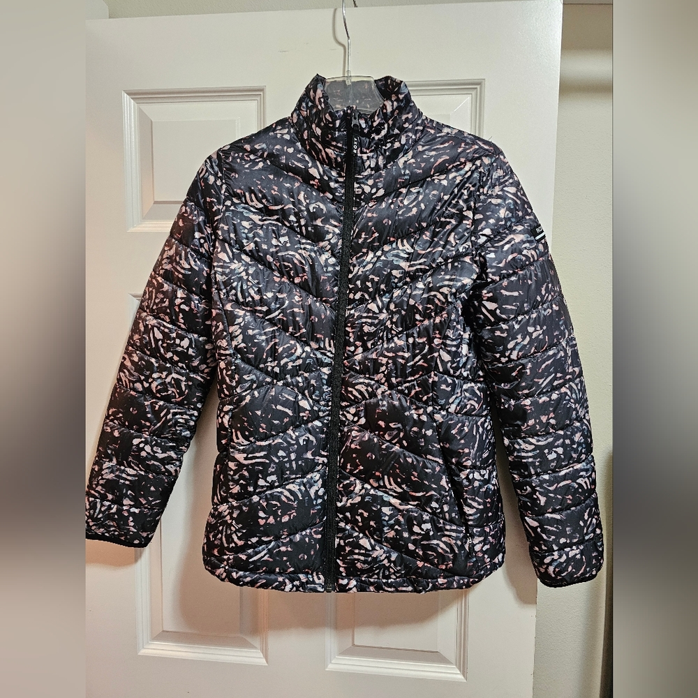 Roxy puffer jacket, women's small.